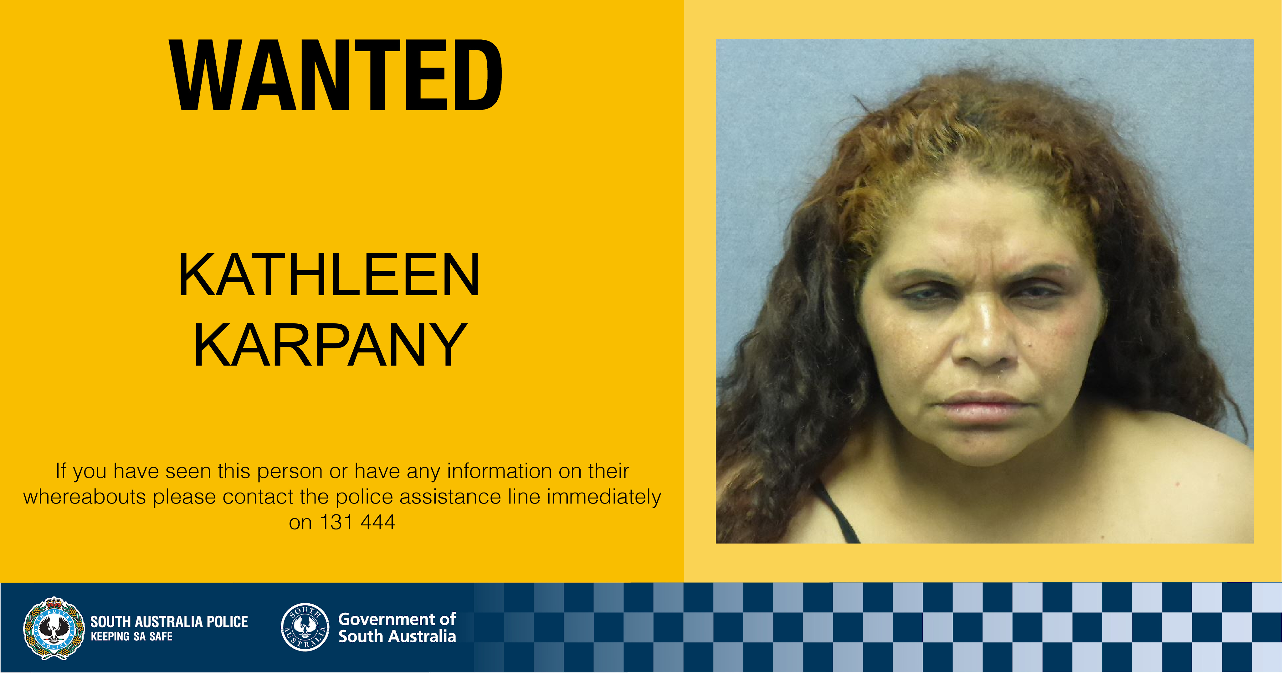 Wanted Kathleen Karpany