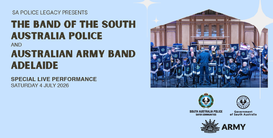 Live performance of Police Band and Australian Army Band