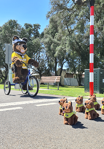 Plush Jeff the Road Safety Dog