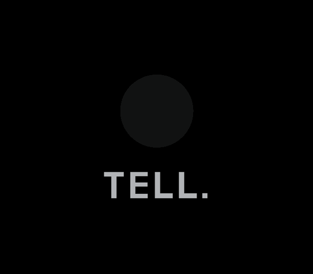Tell animated gif