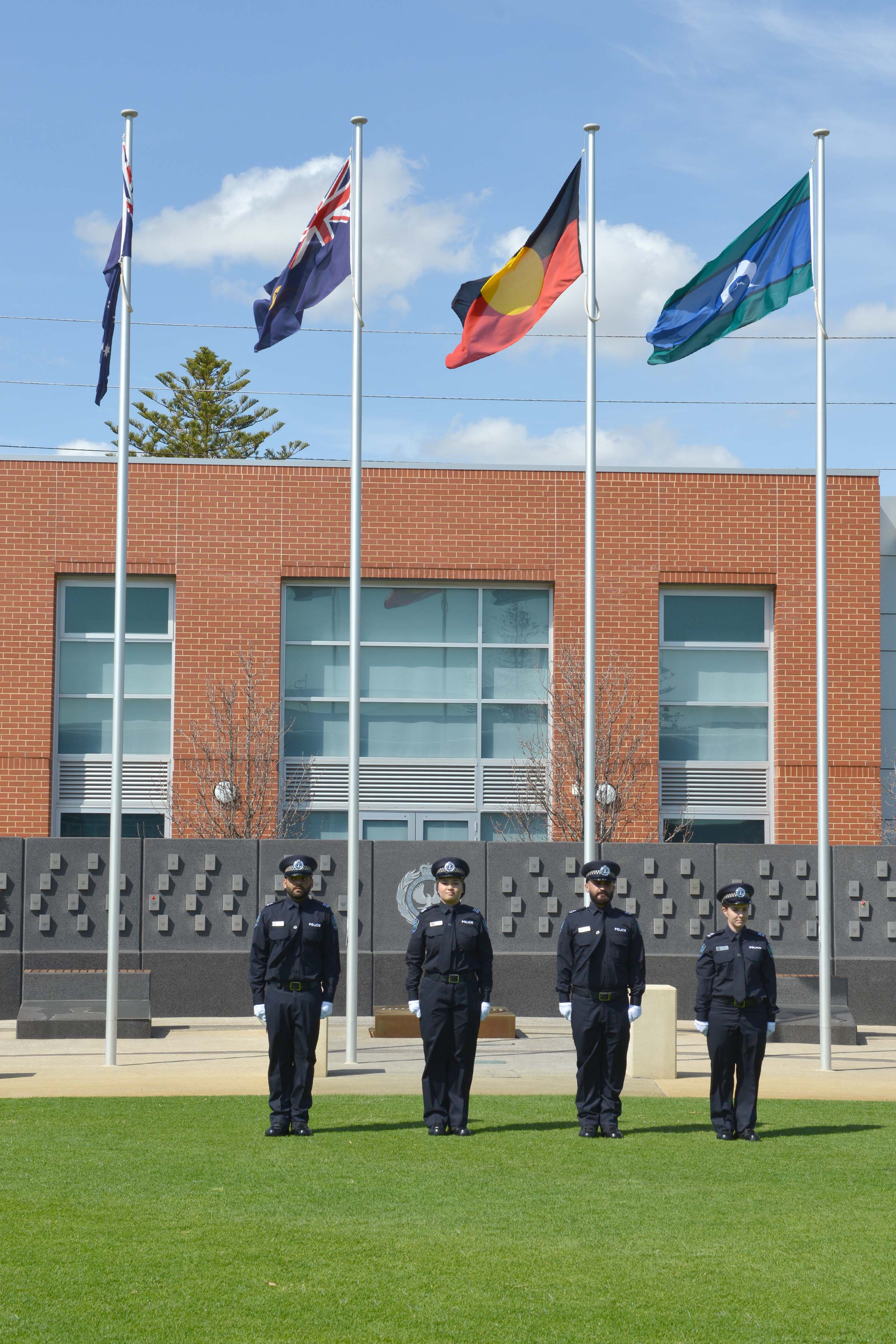 Community Constables at graduation