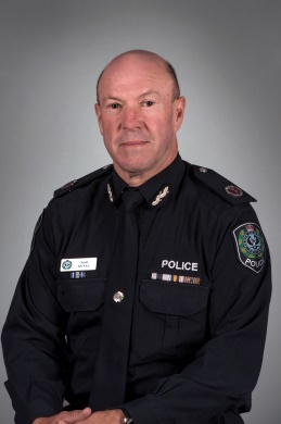 upper torso shot Scott Duval Assistant Commissioner Operation Support Service